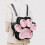 Cute Japanese Cats Foot Pattern Backpacks with Clear-BP 7