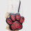 Cute Japanese Cats Foot Pattern Backpacks with Clear-BP 3