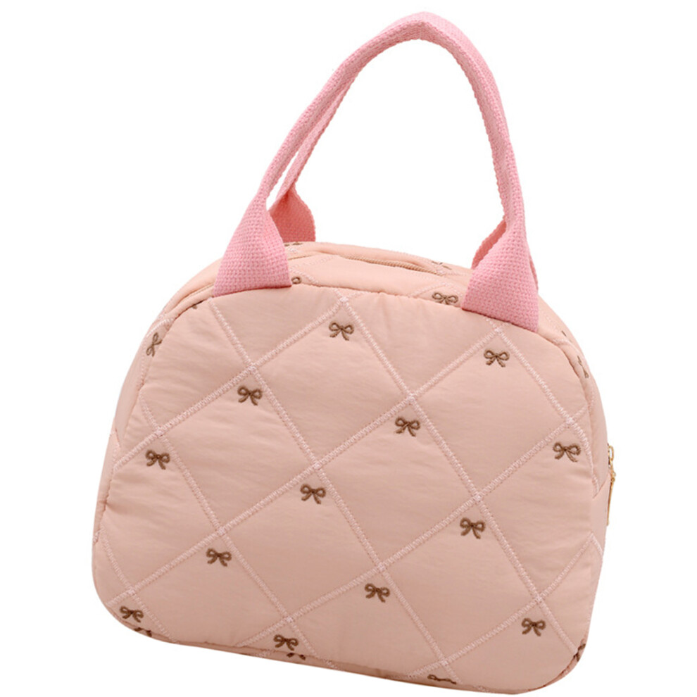 Pink Toiletry Bag Large Capacity Travel Makeup Bag Wash Bag