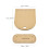 Adjustable Strap Bag Bottom Kit For DIY Crochet Purse-Bee white 4
