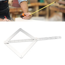Eckwinkelmesser Deckenrelikte Quadrat Winkelmesser aus Aluminumlegierung 380mm
