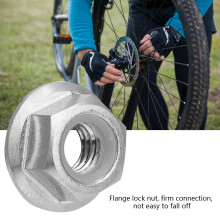 Titanium-Legierungs-Flansch-Sicherungsmutter M5 M6 M8 M10 M14 für Fahrrad Motorrad M6X1.0