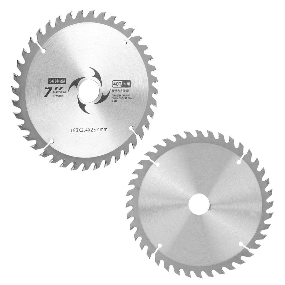 Carbide Circular Saw Blade 7 Inch 40T For Woodworking, 180Mm Diameter 4111361568941