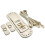 Creative DIY PU Leather Purse Hand Sewing Set-Imitation beige 1