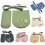 DIY Making Set Adjustable Strap PU Leather Crochet Bag-Khaki 6