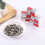 240/480Pcs Metal Thumbtacks Round Flat Push-6 boxes 480 pieces 2