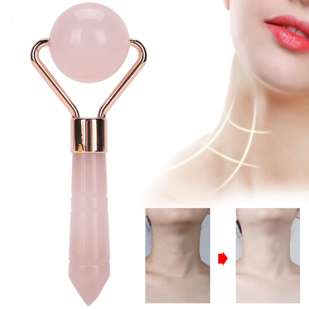Facial Lifting Rose Quartz Roller Skin Tightening Anti-Aging Face Massager