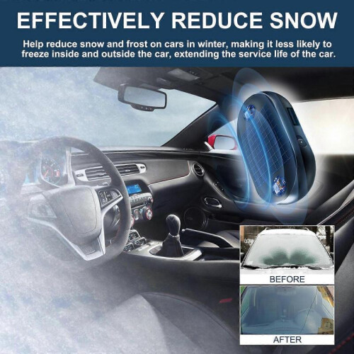 Solar Charging Electromagnetic Molecular Interference Freeze Snow Remover for Car Fast 2