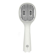 (Gray) Cat Dog Puppy Grooming Comb Uv Sterilization Comb Hair Removal Brush Massage Comb