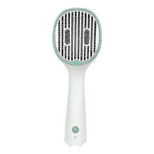 (Light Green) Cat Dog Puppy Grooming Comb Uv Sterilization Comb Hair Removal Brush Massage Comb