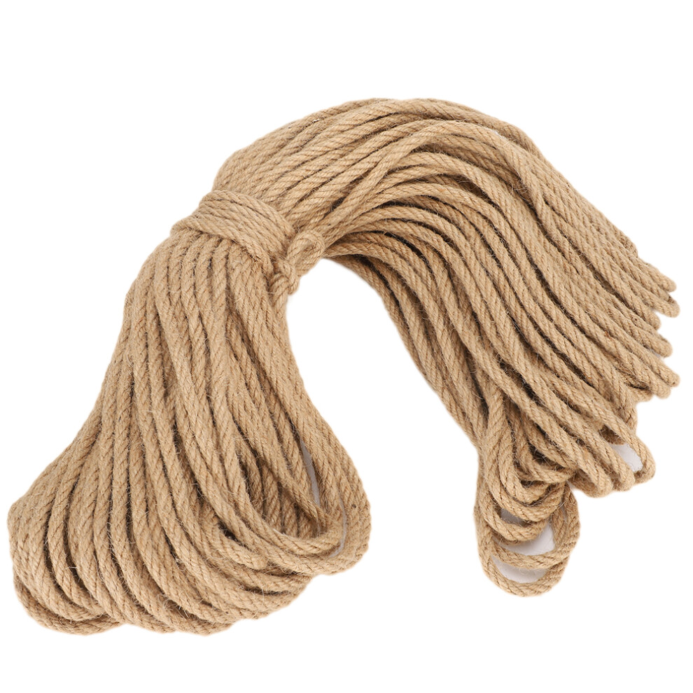 Durable 6mm Sisal Rope for Cat DIY Scratch Toys, 50m-image-OPC-PMZ9VTG-NEW