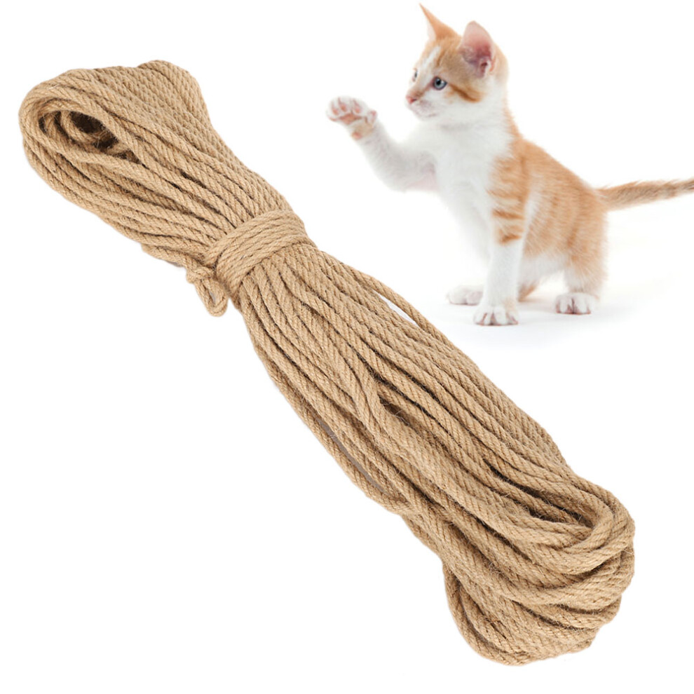 Durable Sisal Rope For Cat Scratching Toys, 6Mm X 50M 7601361576222
