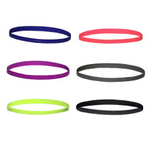 Fasce sportive elastiche per donne e uomini, fascia atletica antiscivolo con impugnatura in silicone che assorbe il sudore per corsa e allenamento