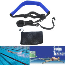 Istruttore di nuoto stazionario, corda elastica in lattice premium, cintura regolabile per allenamenti a basso impatto in famiglia, hotel, piscine di