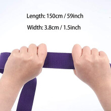 Cinghia regolabile per tappetino yoga con chiusura a strappo, supporto per tappetino yoga per un trasporto comodo e sicuro, accessorio fitness in