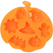 Forma do pieczenia z silikonu z powłoką nieprzywierającą, idealna na Halloween, łatwa do czyszczenia, idealna do kreatywnego pieczenia,