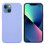 (Purple, Multicolor) For iPhone 13 mini Liquid Silicone Phone Protective Case Back Shell - Pine Needle Green 1