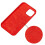 (Red, Multicolor) For iPhone 13 mini Liquid Silicone Phone Protective Case Back Shell - Pine Needle Green 3
