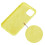 (Yellow, Multicolor) For iPhone 13 mini Liquid Silicone Phone Protective Case Back Shell - Pine Needle Green 3