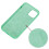(Green, Multicolor) For iPhone 13 mini Liquid Silicone Phone Protective Case Back Shell - Pine Needle Green 3