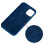 (Blue, Multicolor) For iPhone 13 mini Liquid Silicone Phone Protective Case Back Shell - Pine Needle Green 3