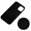 (Black, Multicolor) For iPhone 13 mini Liquid Silicone Phone Protective Case Back Shell - Pine Needle Green 3