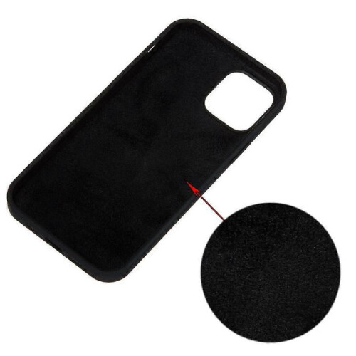 (Black, Multicolor) For iPhone 13 mini Liquid Silicone Phone Protective Case Back Shell - Pine Needle Green 2