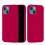 (Rose, Multicolor) For iPhone 13 mini Liquid Silicone Phone Protective Case Back Shell - Pine Needle Green 2