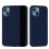 (Midnight Blue, Multicolor) For iPhone 13 mini Liquid Silicone Phone Protective Case Back Shell - Pine Needle Green 2