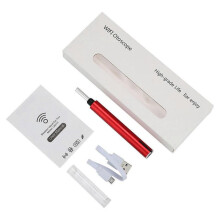 (Red) 5.5mm Wifi Otoscope Ear Cleaner Camera Wireless Ear Wax Removal Tool with LED Light Endoscope Ear Pick Cleaning Red