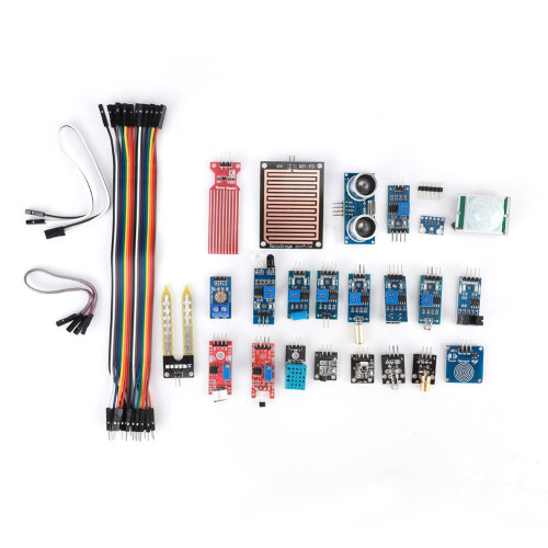 Einsteiger Elektronik Sensor Modul Kit für RPi – 22-in-1 Lernset 1