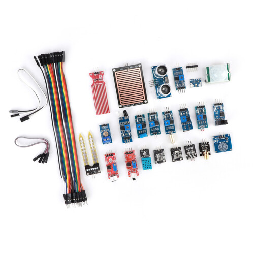 Einsteiger Elektronik Sensor Modul Kit für RPi – 22-in-1 Lernset 2