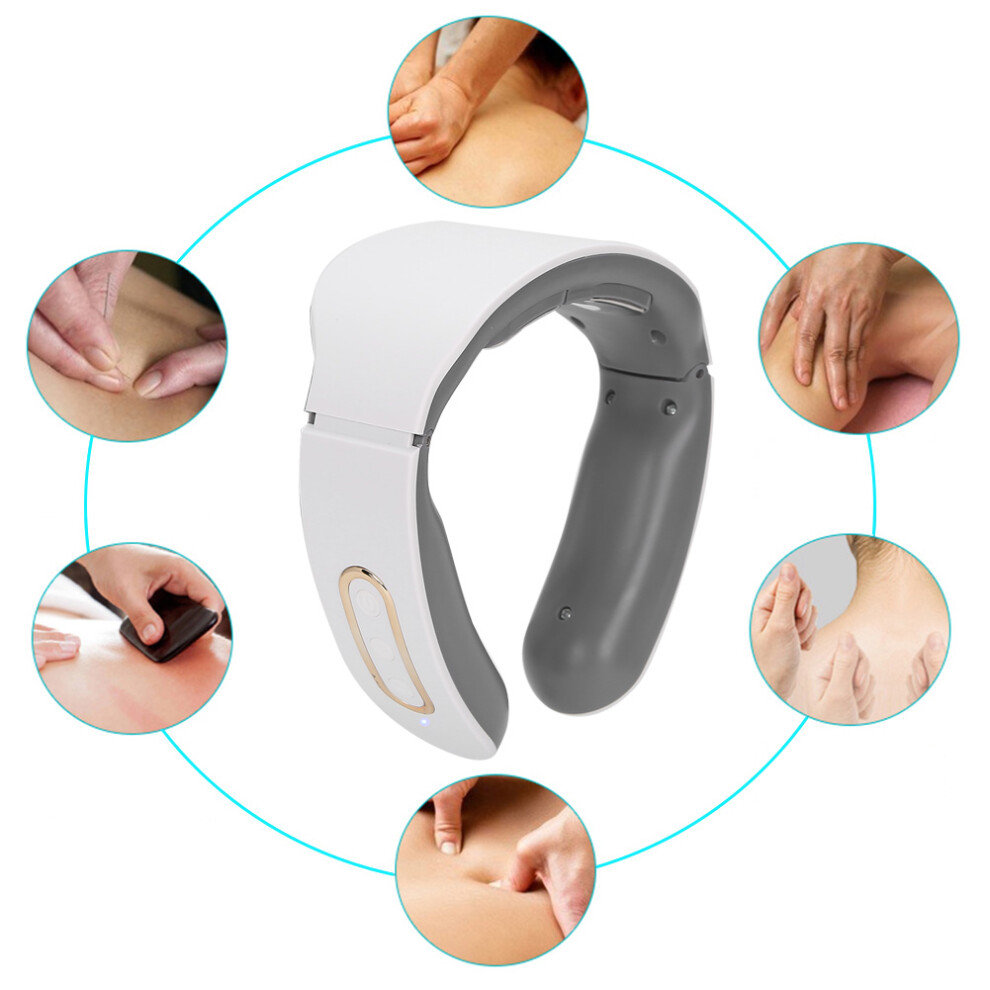 Electric Neck Massager with 4 Massage Heads & 9 Intensity Levels