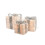 3 Piece Warm White LEDs Battery Operated Silver Christmas Gift Boxes with Timer 2
