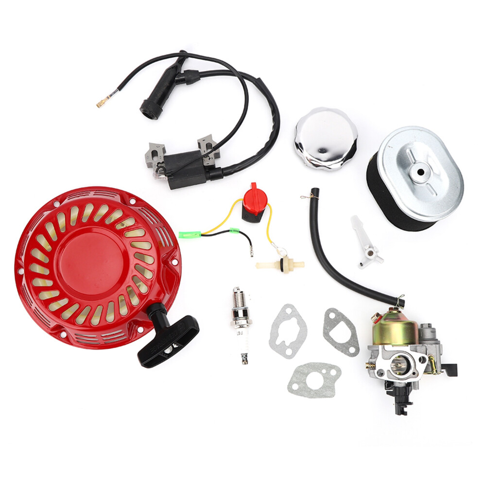 Carburetor Ignition Coil Recoil Starter Kit For Gx160 Gx200 6.5Hp Pump 7901361581937