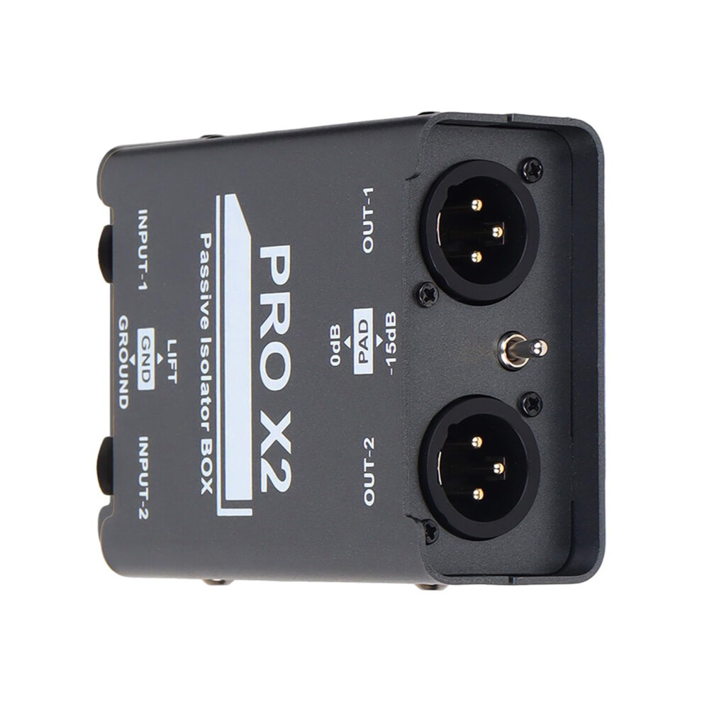 2Ch Auditory Isolator Box Sound Eliminating Eliminates Noise In Automotive And Home Auditory Equipment Eliminating 9323874979113