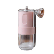(Pink) Portable Manual Coffee Grinder Ceramic Burr Coffee Grinder Perfect For Home, Office, Or Outdoors Adventure  Yellow