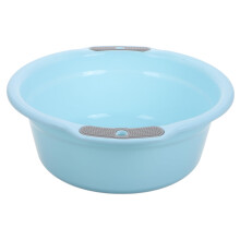 Thickened Plastic Wash Basin with Dual Handles Portable Multi-use Laundry and Footbath Basin for Care Kitchen Vegetable Washing Bowl