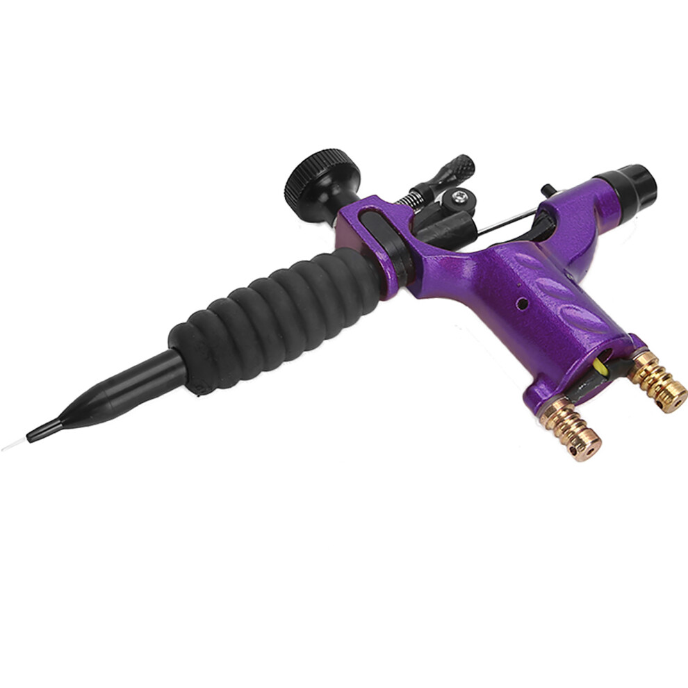 Professional Alloy Electric Tattoo Machine for Lining & Shading, Purple