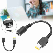 2 Stück Netzkonverter-Kabeladapter 5,5x2,1 mm auf 7,9x5,5 mm quadratisch für ThinkPad X1/X240/G405