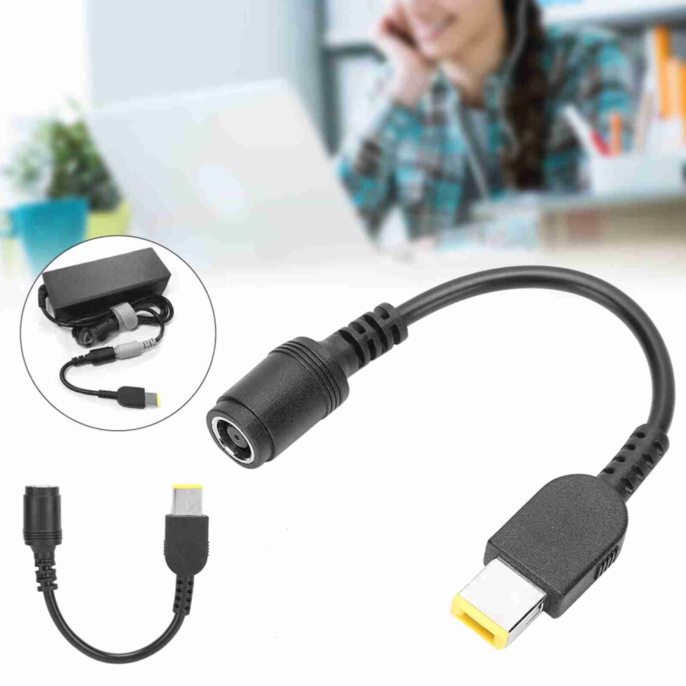 2Pcs Power Converter Cable 5.5X2.1mm To 7.9X5.5mm Round To Square Adapter For Thinkpad X1/X240 9421361584816