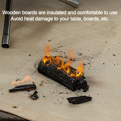 (28x28) Fireproof BBQ Mat Heat Resistant Fire Pits Mat For Decking Fire Pits 2