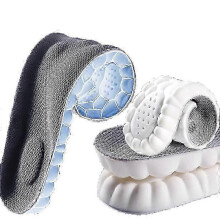 (45-46, Black) 4D Orthopedic Shoes Insoles Fashion Super Soft Running Sports Insole for Feet Baskets Shoe Sole Arch Support Orthopedic Inserts Unisex