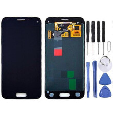 (Black) COMPATIBLE LCD + Touch Panel for Galaxy S5 mini / G800, G800F, G800A, G800HQ, G800H, G800M, G800R4, G800Y
