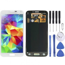 (White) COMPATIBLE LCD + Touch Panel for Galaxy S5 mini / G800, G800F, G800A, G800HQ, G800H, G800M, G800R4, G800Y