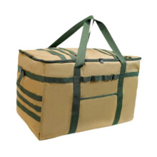 (81L Khaki) Grill Carrying Bag Multipurpose Griddle Carry Bag for Hiking BBQ Backpacking 53L Green