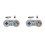 2X Game Controller Wireless 2.4G Gamepad Joypad Joystick Compatible for SNES Mini PC NS Switch Color 1