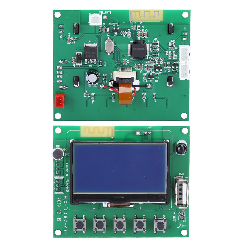 Bluetooth Mp3 Decoder Board With Lcd Lyrics Display, Remote, 29G 6901361589026