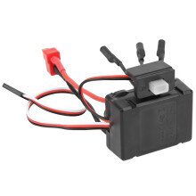25A Wasserdichter ESC für 1/16, 1/18, 1/20 RC-Fahrzeuge, Rot/Schwarz