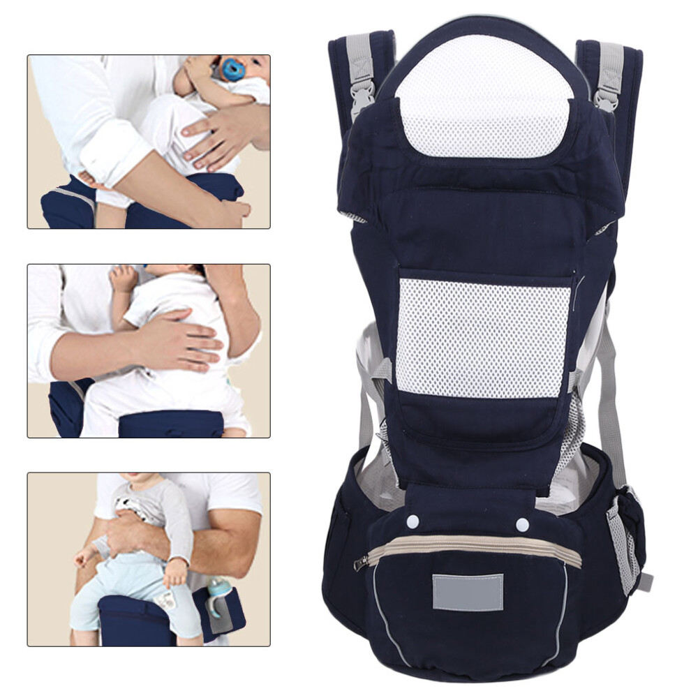 Newborn Baby Wrap Carrier with Hipseat Breathable and Ergonomic Design